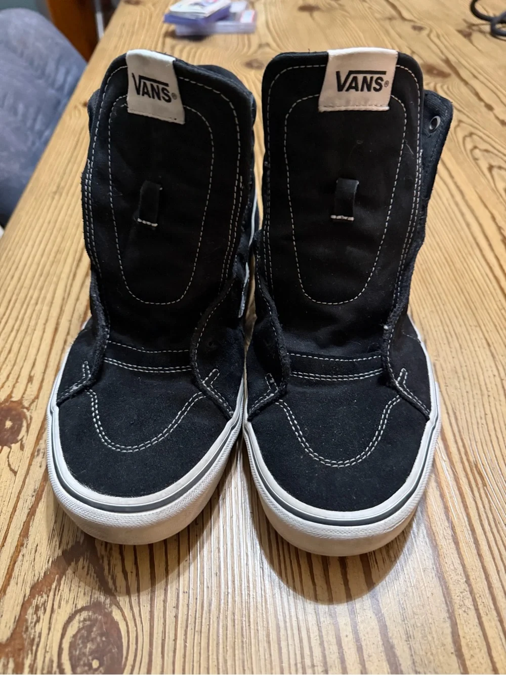 Vans Men's Sk8-Hi Classic Black/White High-Top Sneakers